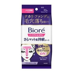 花王　ビオレ　メイクの上からさらマット肌持続シート　３０枚