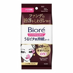花王　ビオレ　メイクの上からうるピタ肌持続シート　３０枚