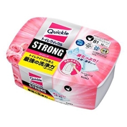 花王　トイレクイックル ストロング トイレ用そうじシート プレミアムローズの香り容器８枚入