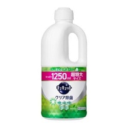 花王　キュキュット　クリア除菌　緑茶の香り　つめかえ用　１２５０ｍｌ