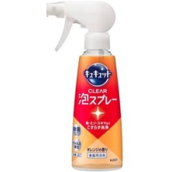 花王　キュキュット　ＣＬＥＡＲ泡スプレーオレンジ　本体２８０ｍｌ
