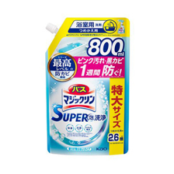 花王　バスマジックリン スーパー泡洗浄 無残香つめかえ８００ｍｌ