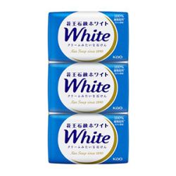 花王　石鹸ホワイト　普通サイズ　８５ｇ×３個パック
