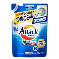 花王　アタック抗菌ＥＸ　つめかえ用　５９０ｇ　洗濯用液体洗剤