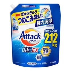 花王　アタック抗菌ＥＸ　つめかえ用　２．１２ｋｇ