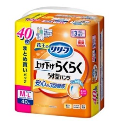 花王 リリーフ　パンツタイプ 上げ下げ らくらくうす型パンツ ３回分Ｍ－Ｌ４０枚