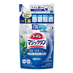 花王　トイレマジックリン 消臭洗浄スプレーミント　つめかえ用３００ｍｌ