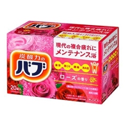 花王　バブ　ローズの香り　２０錠入　入浴剤