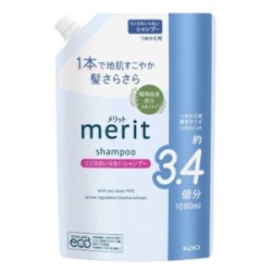 花王　メリット　リンスのいらないシャンプークール　つめかえ用１０８０ｍｌ
