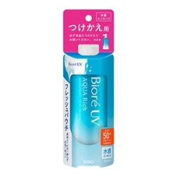 花王　ビオレ　ＵＶ　アクアリッチ　ウォータリーエッセンス　フレッシュパウチ１２０ｇ　つけかえ