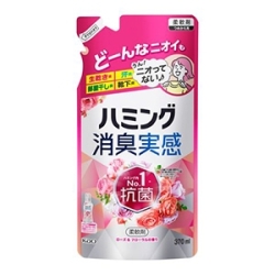 花王　ハミング消臭実感　ローズ＆フローラルの香り　つめかえ用　３７０ｍｌ