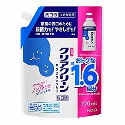 花王　クリアクリーンマウスウォッシュ　ソフトミントの香味　つめかえ用７７０ｍｌ