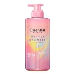 花王　エッセンシャル　プレミアム　ウルオイバリアシャンプー　シルキー＆スムース　ポンプ４５０ｍｌ