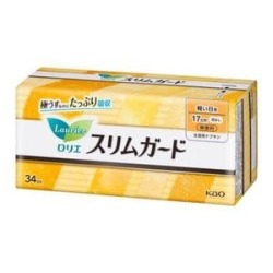 花王　ロリエ スリムガード 軽い日用 17cm 羽なし ３４個入