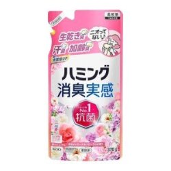花王　ハミング消臭実感 心地よいローズ＆フローラルの香り つめかえ　３７０g