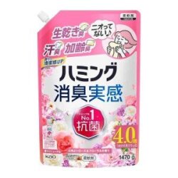 花王　ハミング消臭実感 心地よいローズ＆フローラルの香り つめかえ　１４７０g
