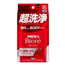 花王 メンズビオレ  ボディシート超洗浄タイプ２６枚