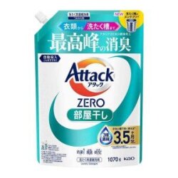 花王　アタックＺＥＲＯ 部屋干し つめかえ １０７０ｇ　