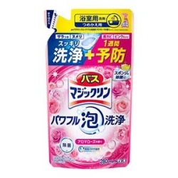 花王　バスマジックリン パワフル泡洗浄 アロマローズの香り　つめかえ　２８０ｍｌ