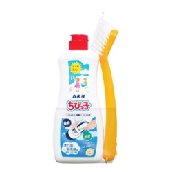 カネヨ石鹸　ちびっ子ブラシ付きレモンの香り　４５０ｇ
