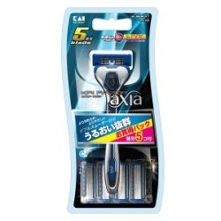 貝印　カイレザー アクシア コンボパック 替刃5個付