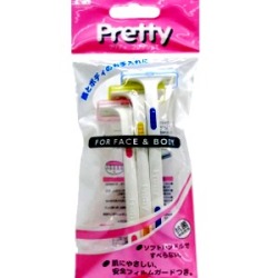 貝印 カミソリ プリティーフレッシュＴ－３本入