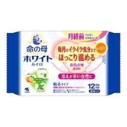 小林製薬　命の母ホワイトカイロタイプ　貼るタイプ８個