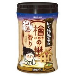 白元アース　いい湯旅立ちボトル　にごり湯　檜の香り６００ｇ