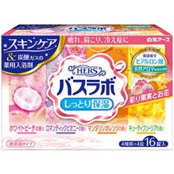 白元アース ＨＥＲＳ バスラボ 彩り果実とお花のアソート１６錠入