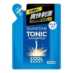 サンスター　トニックシャンプーＣＯＯＬ　ＢＵＲＳＴ　リンスインつめかえ３４０ｍｌ