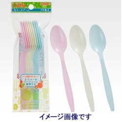 サンナップ　カラースプーン　１７ｃｍ１０本
