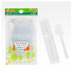 サンナップ ＰＡ－１０Ｓ　袋入りミニスプーン　１０ＣＭ　１５本入