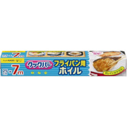 【数量限定】旭化成　クックパー　フライパン用ホイル　２５ｃｍ×７ｍ