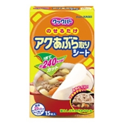 旭化成　クックパー　アクあぶら取りシート１５枚入