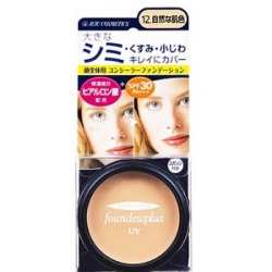 ジュジュ化粧品　ファンデュープラスＲ　ＵＶコンシーラーファンデーション　１２．自然な肌色　１１Ｇ