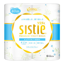 クレシア　クリネックス システィ　ダブル リラックスブルー　４ロール 