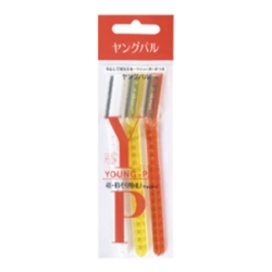 ファイントゥデイ　ヤングパル Ｌ 3本入 顔眉そり用カミソリ　３本