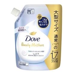 ユニリーバ　ダヴ　ビューティーモイスチャー泡ボディウォッシュしっとりつめかえ７５０ｇ