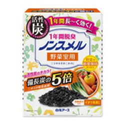 白元アース　ノンスメル　野菜室用置き型　１年間脱臭　２０ｇ