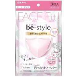 白元アース　ビースタイル　立体タイプふつう　ドーリーピンク５枚入