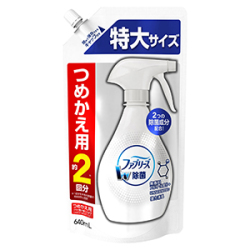 Ｐ＆Ｇ　ファブリーズ 布用ダブル除菌 無香料アルコール入り 詰替 特大６４０ｍｌ