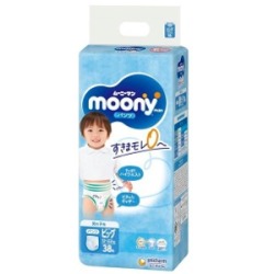 【数量限定】ユニチャーム　ムーニーマン　エアフィット男の子ＢＩＧサイズ３８枚