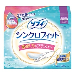 ユニチャーム　ソフィ　シンクロフィット特に多い昼用２０枚