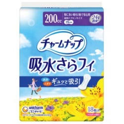 ユニチャーム　チャームナップ　特に多い時も１枚で安心用１８枚