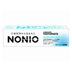 ライオン　ＮＯＮＩＯハミガキ　クリアハーブミント　３０ｇ