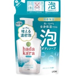 ライオン　ハダカラ　泡ボディソープ　クリーミーソープつめかえ440ml