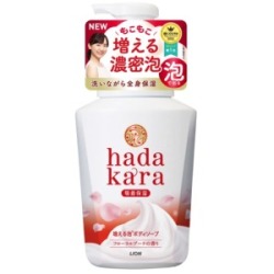 ライオン　ハダカラ ボディソープ泡で出てくるタイプ フローラルブーケの香り本体５５０ｍｌ