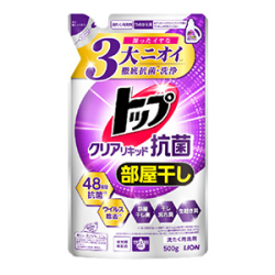 ライオン　トップクリアリキッド　抗菌　つめかえ用５００ｇ