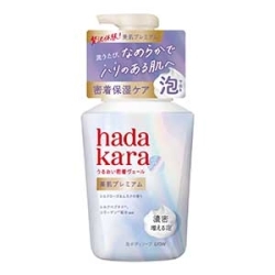 ライオン ハダカラ hadakara 美肌プレミアムモイスト ボディケアソープ 泡タイプ 本体５００ｍｌ