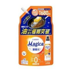 ライオン　チャーミーマジカ 酵素プラス オレンジの香り つめかえ　６８０ｍｌ